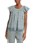 The Flutter Sleeve Eyelet Top