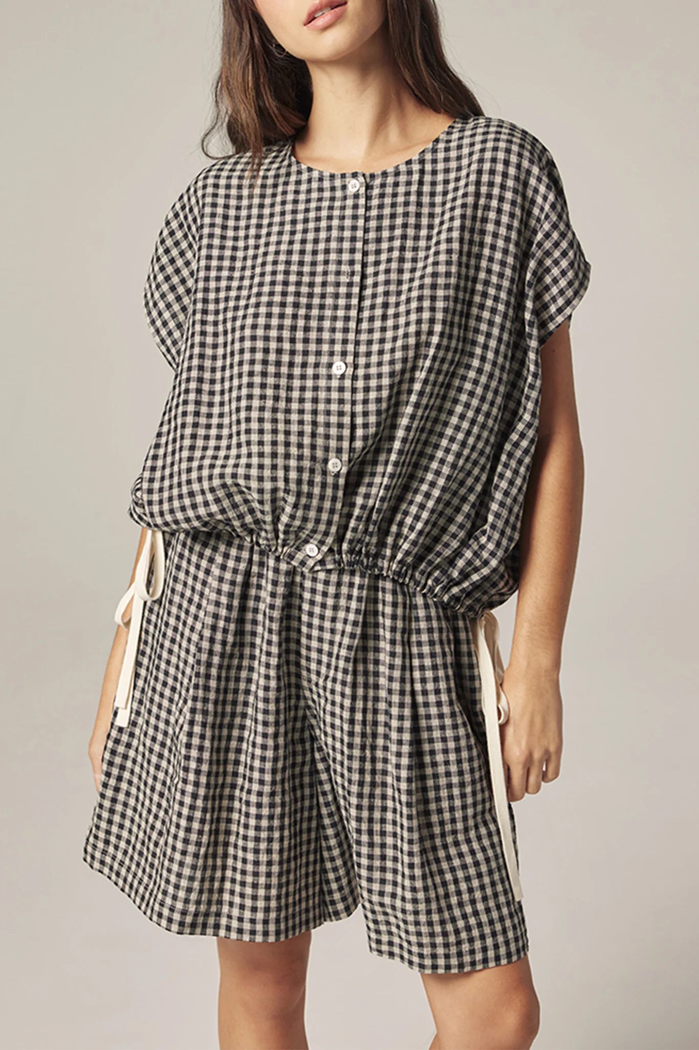 Drop Sleeve Button Down Top