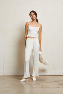 Sophie 2x1 Sweater Rib Cami - Sugar