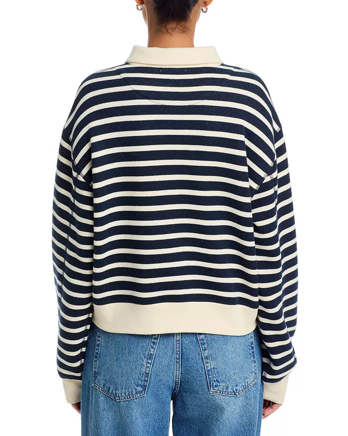 Vintage Terry Polo Navy/Ivory Multi