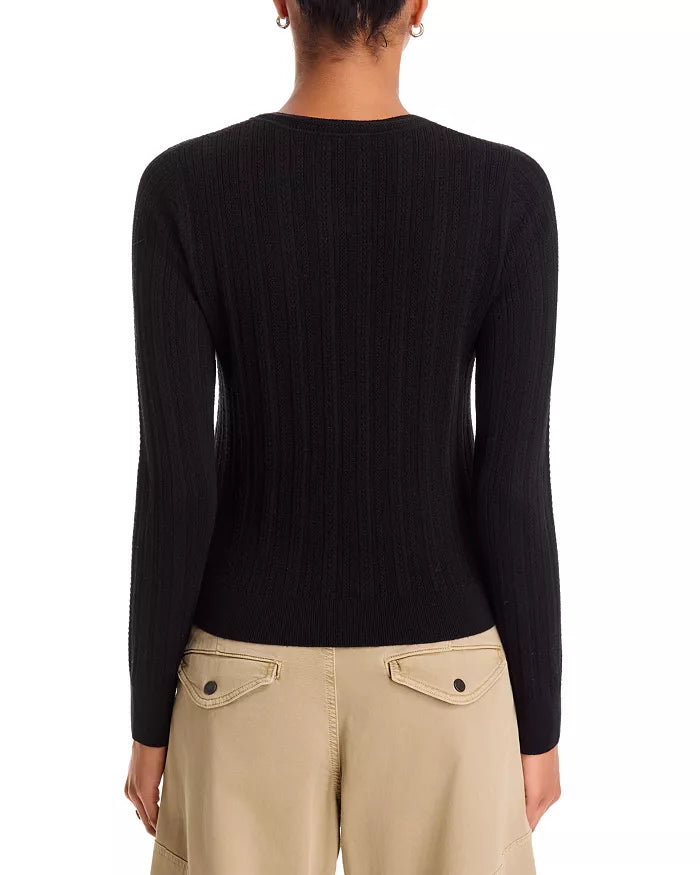 Rhodes Crew Cardigan Black