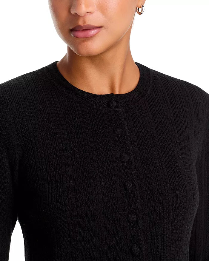 Rhodes Crew Cardigan Black