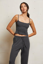 Load image into Gallery viewer, Sophie 2x1 Sweater Rib Cami - Charcoal

