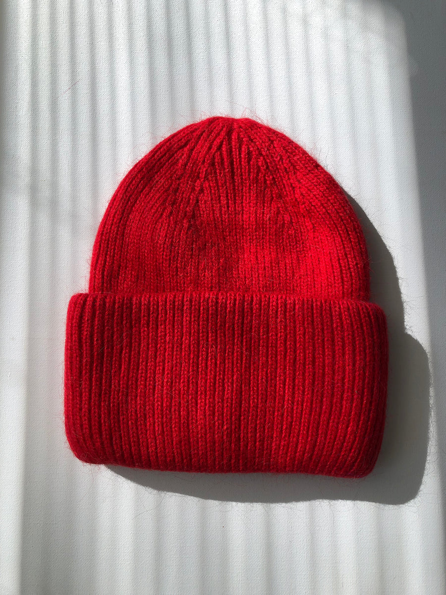 Royal Angora Wool Beanie - Crystal Brights