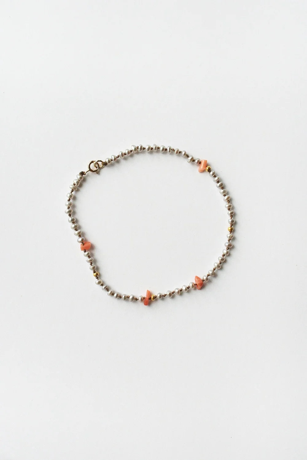Wabi Sabi Bracelet 6.5" - Pearl