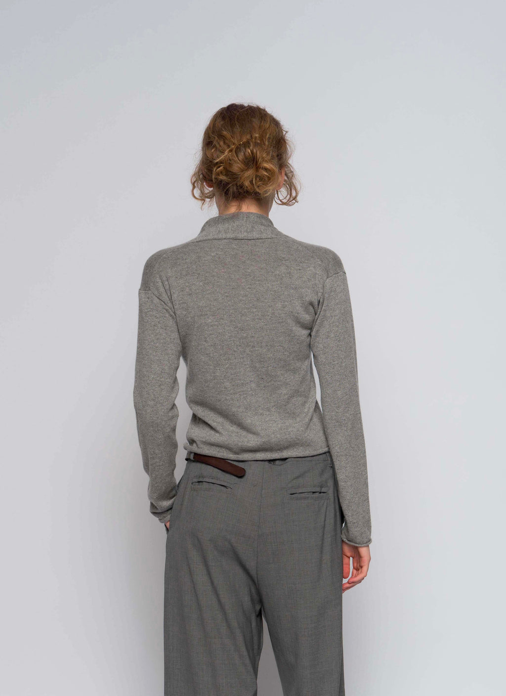 Cashmere Cardigan Grey