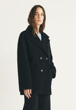 Load image into Gallery viewer, Severin Double Breasted Coat- Noir
