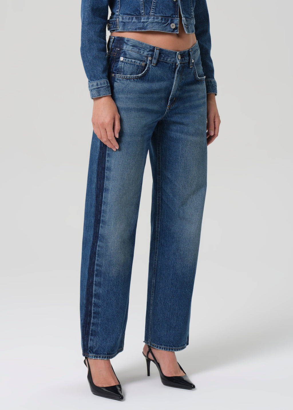 Lindz Easy Straight w/ Stripe in Liro