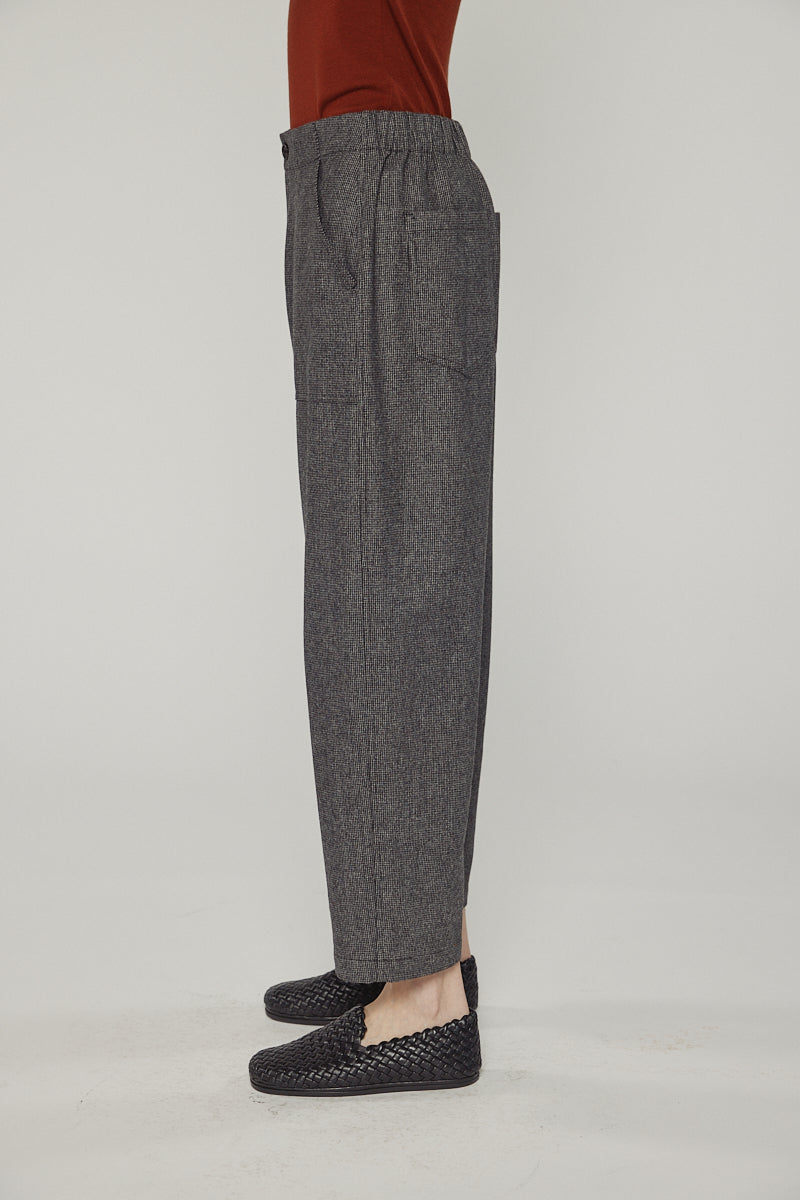 Herringbone Pants Black/Grey