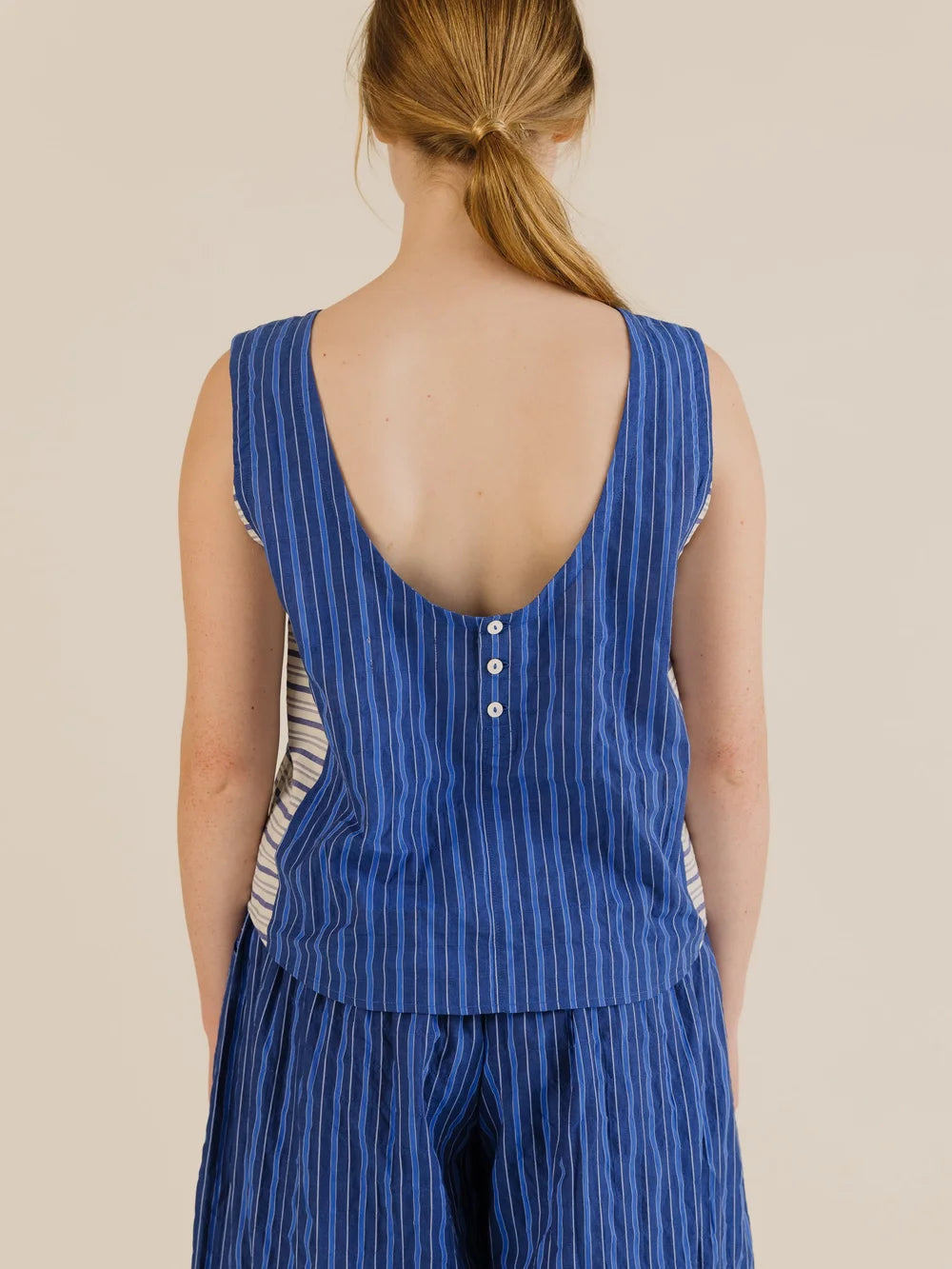 Wake Patchwork cotton Top