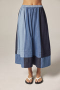 Contrast Skirt