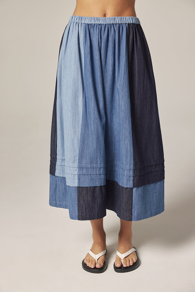 Contrast Skirt