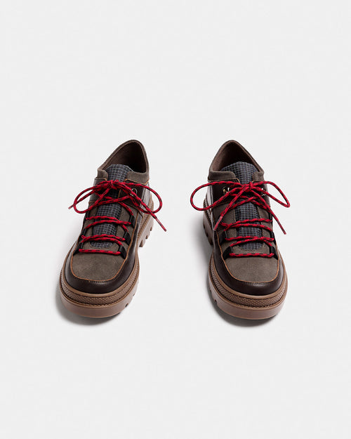 Abra Dark Brown Checks