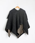 Alpaca Short Poncho DK Grey