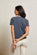 Harley Cotton Short Sleeve Boxy Crew Tee - Night