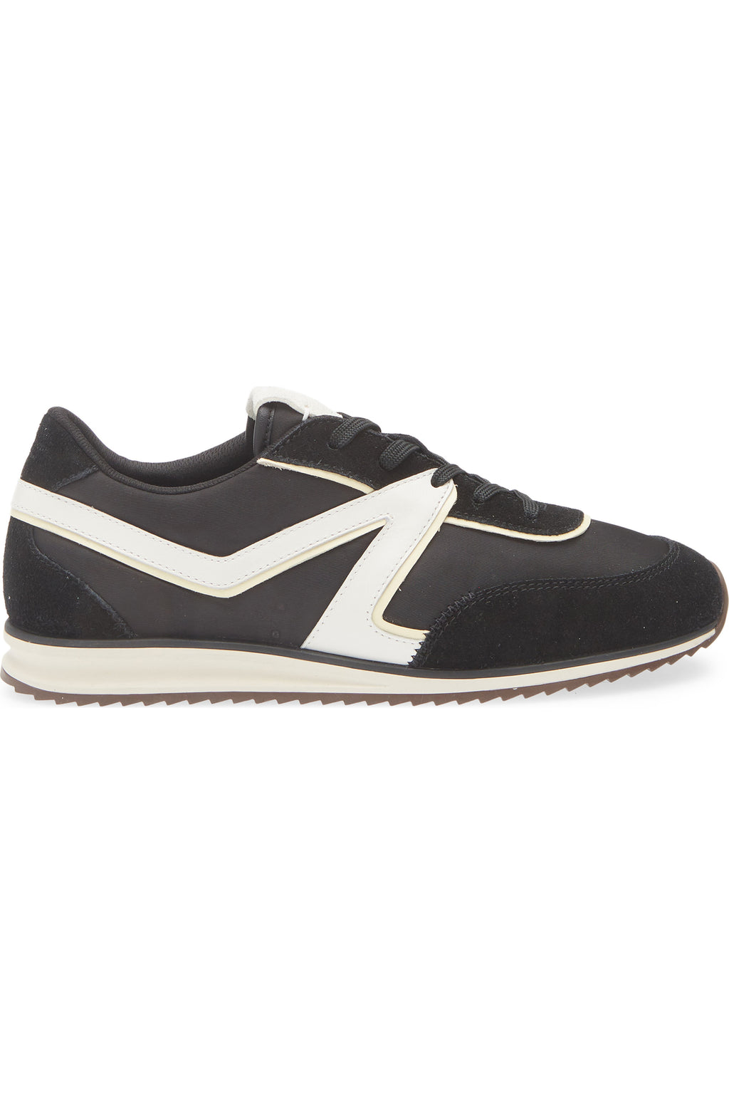 Retro Trainer Sneakers in  Black
