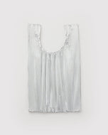 Pleated Baggu Chrome Metallic