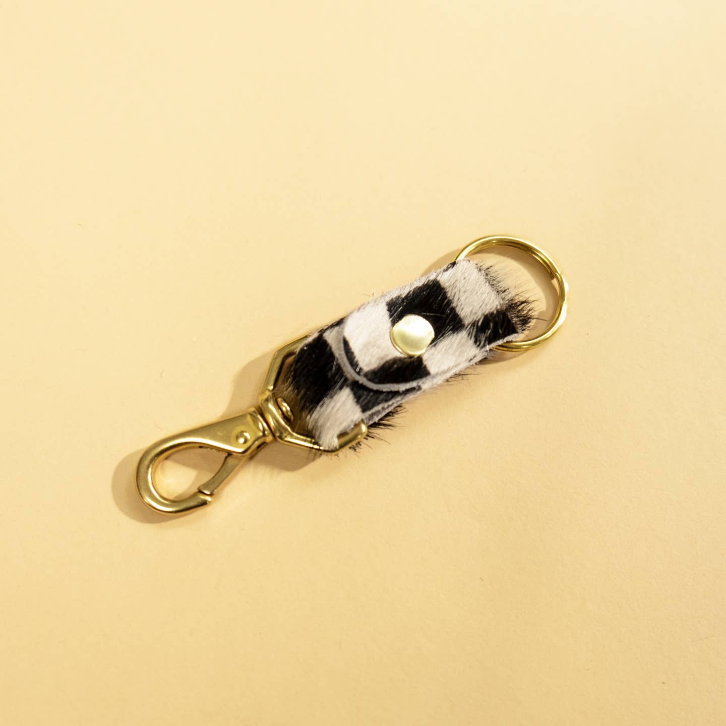 Cowhide Keychain