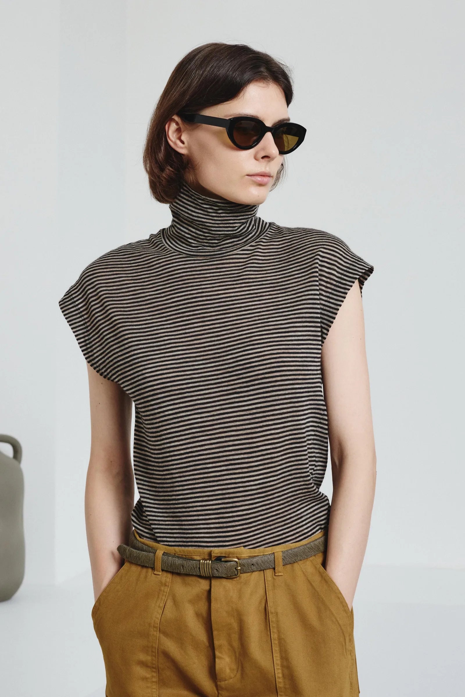 Striped Turtle Tee