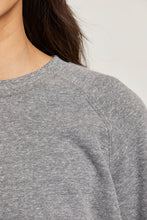 Load image into Gallery viewer, Lennon Fleece Shrunken Raglan Sweatshirt - Dark Heather Grey
