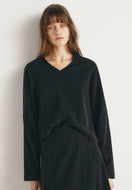 Fini Pullover Blouse - Coal
