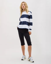 Load image into Gallery viewer, Rugby Stripe Pullover Blue
