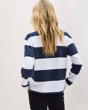 Load image into Gallery viewer, Rugby Stripe Pullover Blue
