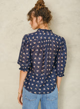 Load image into Gallery viewer, Dulcie Navy Print Top

