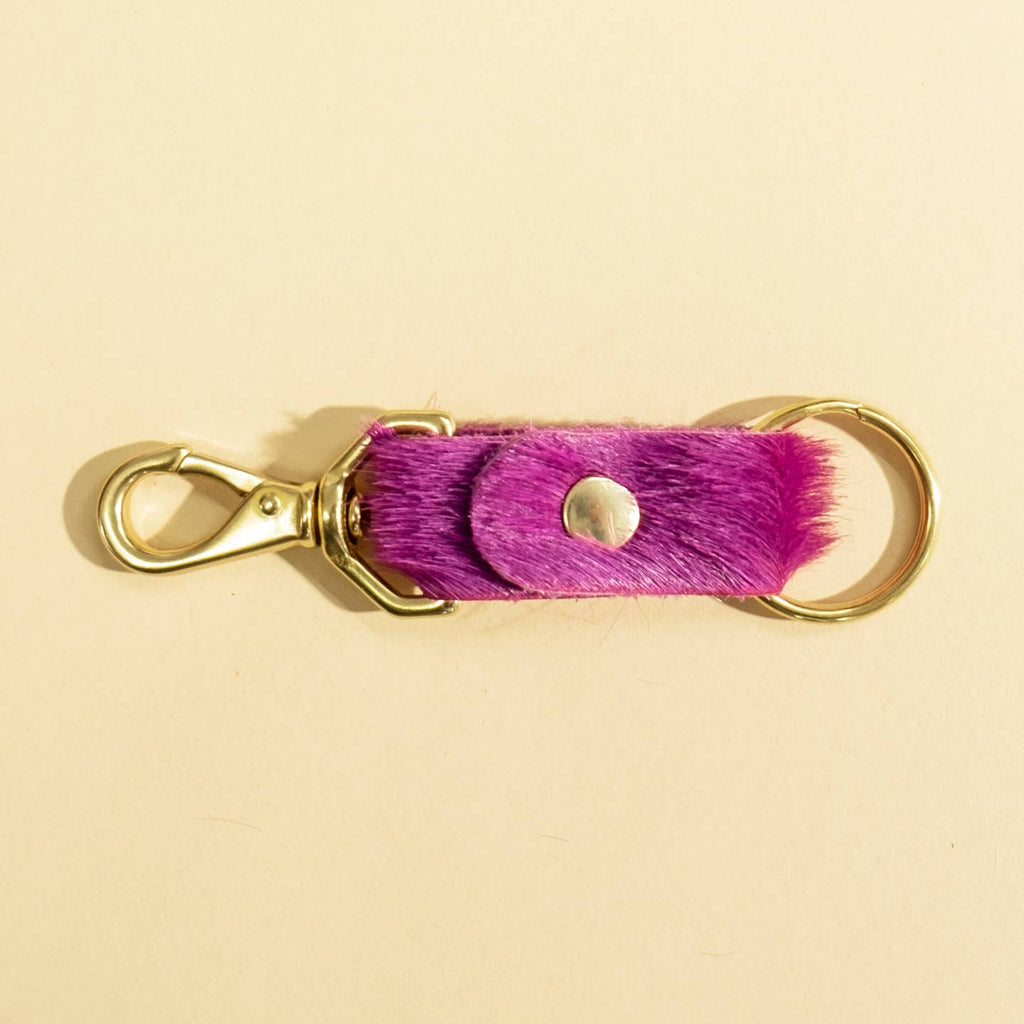 Cowhide Keychain