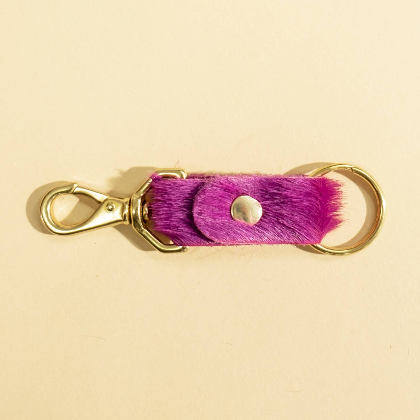 Cowhide Keychain