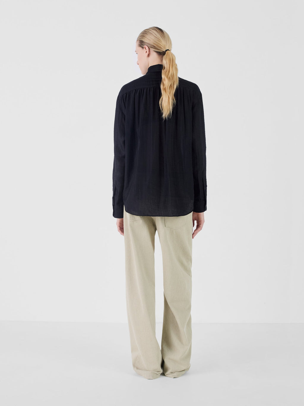 Nina Button Down Shirt Black
