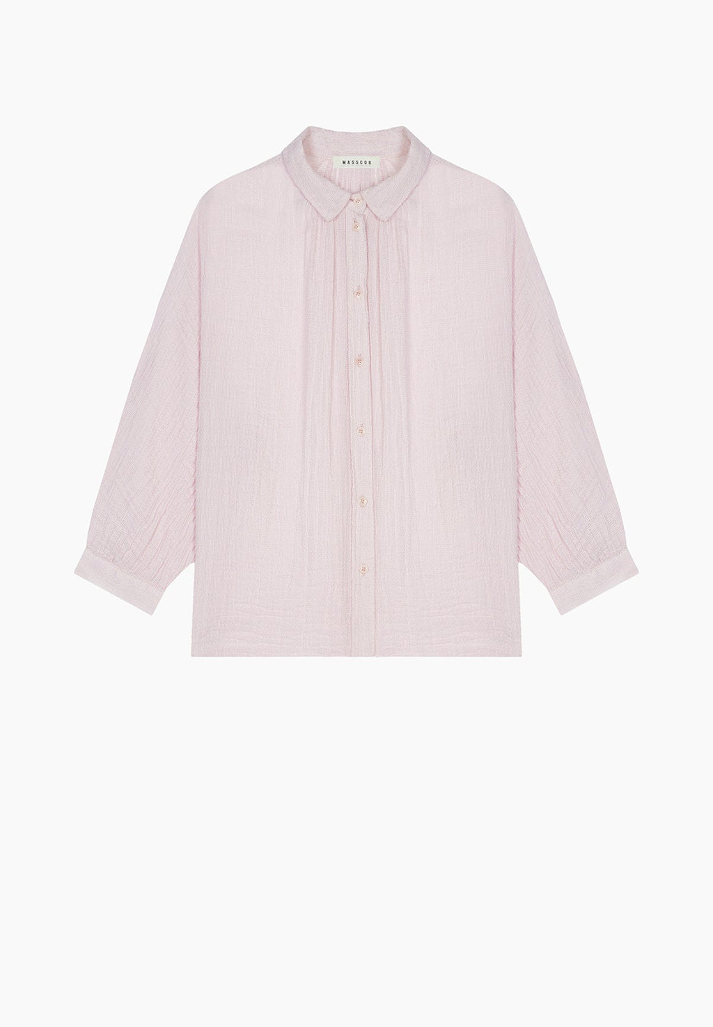 Sagra Crinkle Button Down Blouse