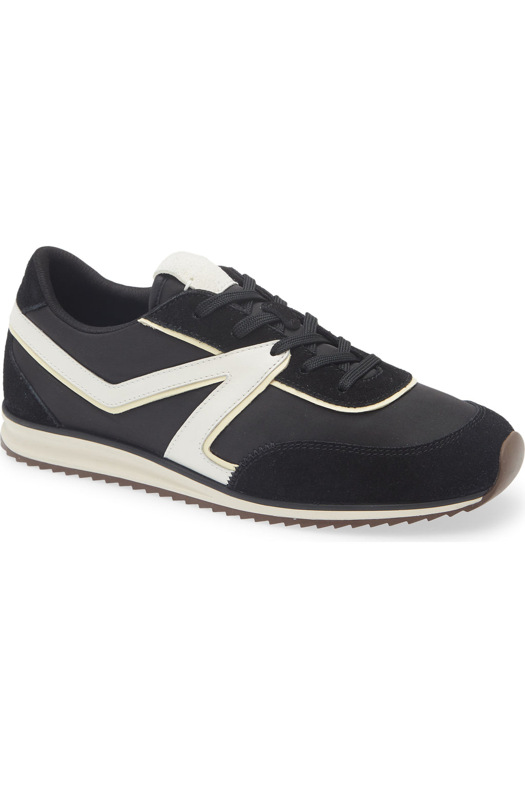 Retro Trainer Sneakers in  Black