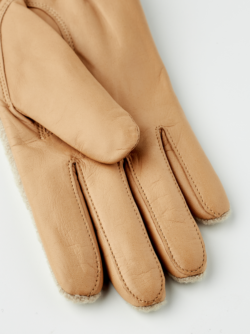 Millie Leather/Bouclé Glove