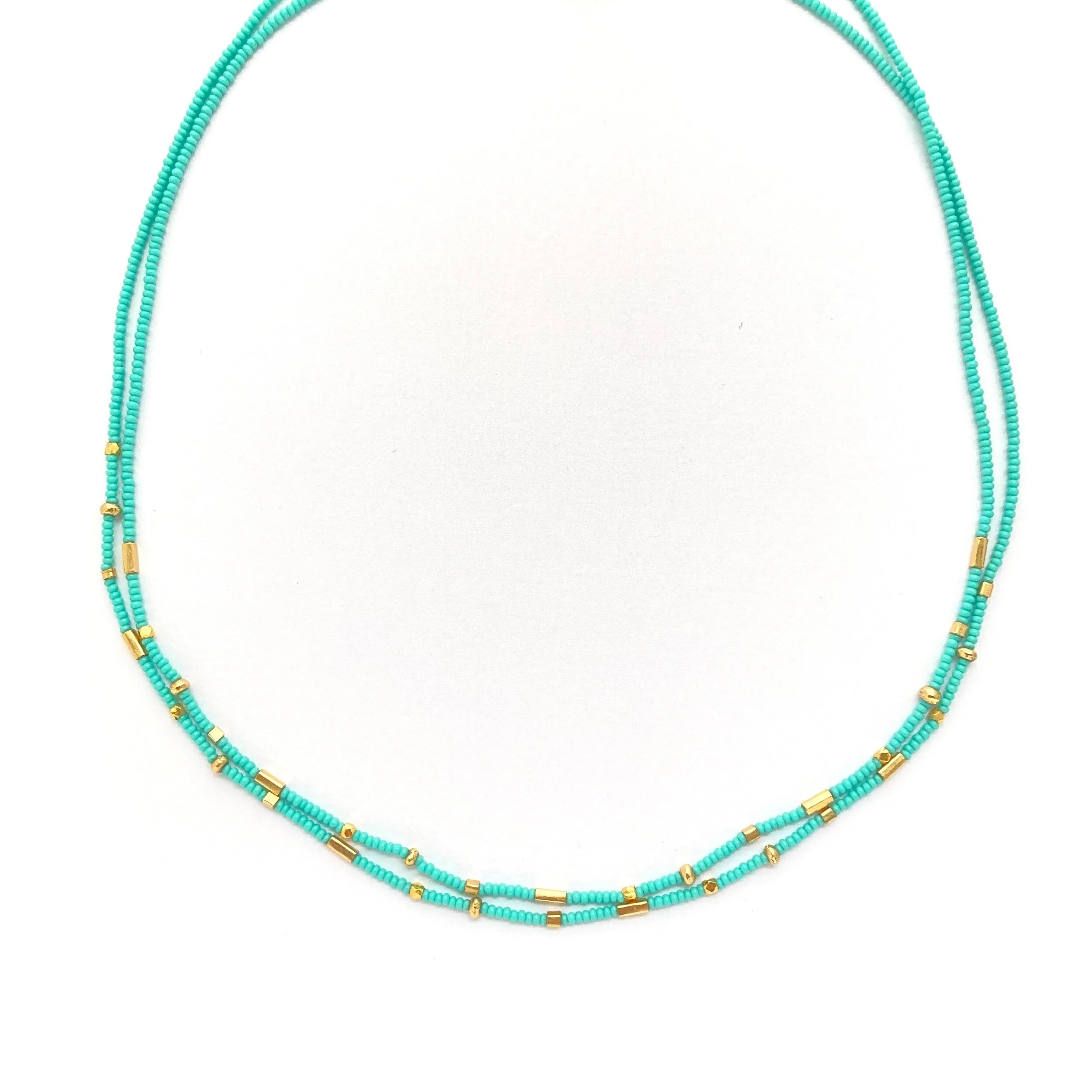 Seed Bead Long Necklace