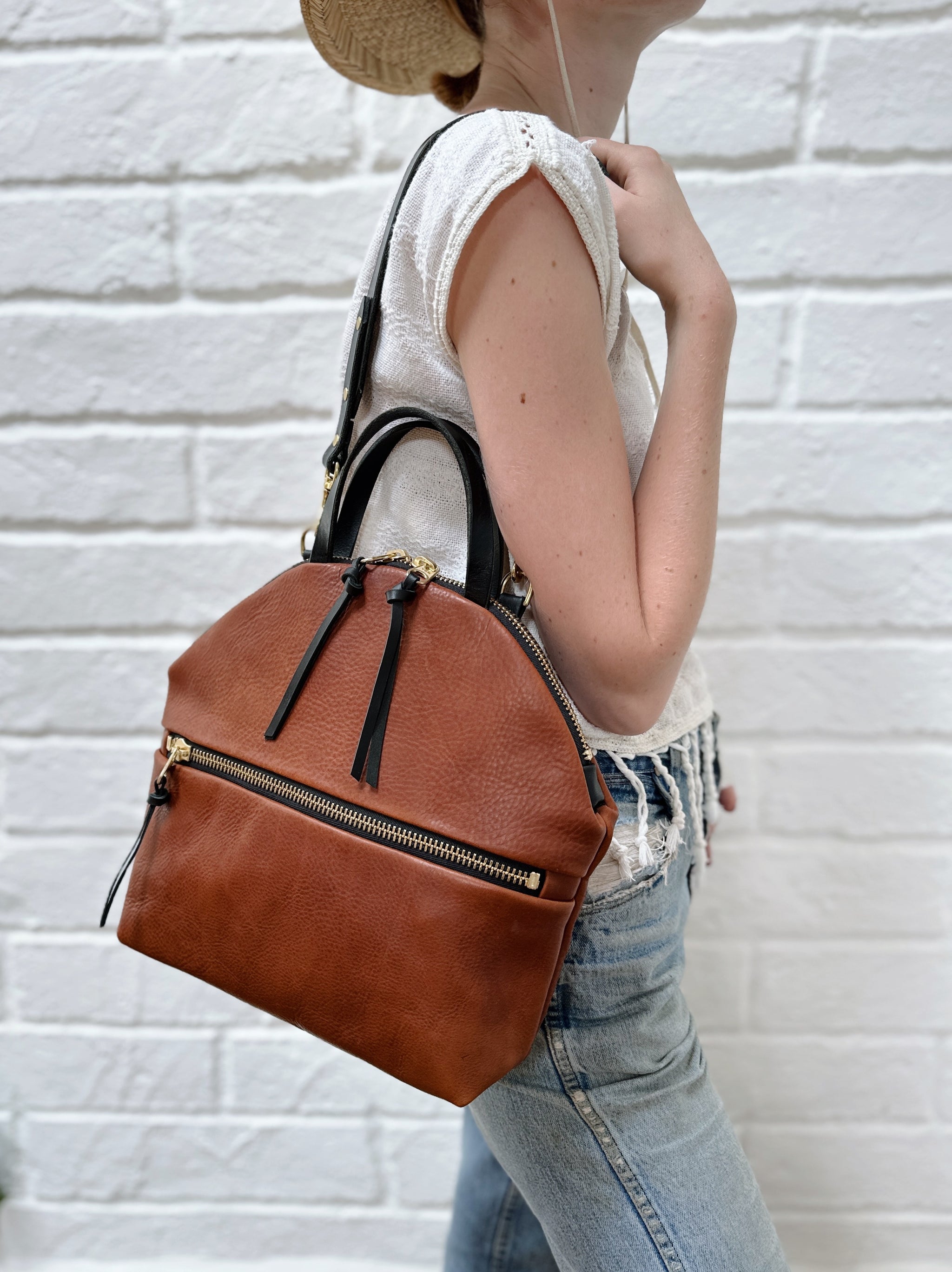 Anni Large Bag in Chestnut