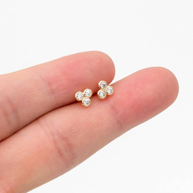 Trio Stud Earrings