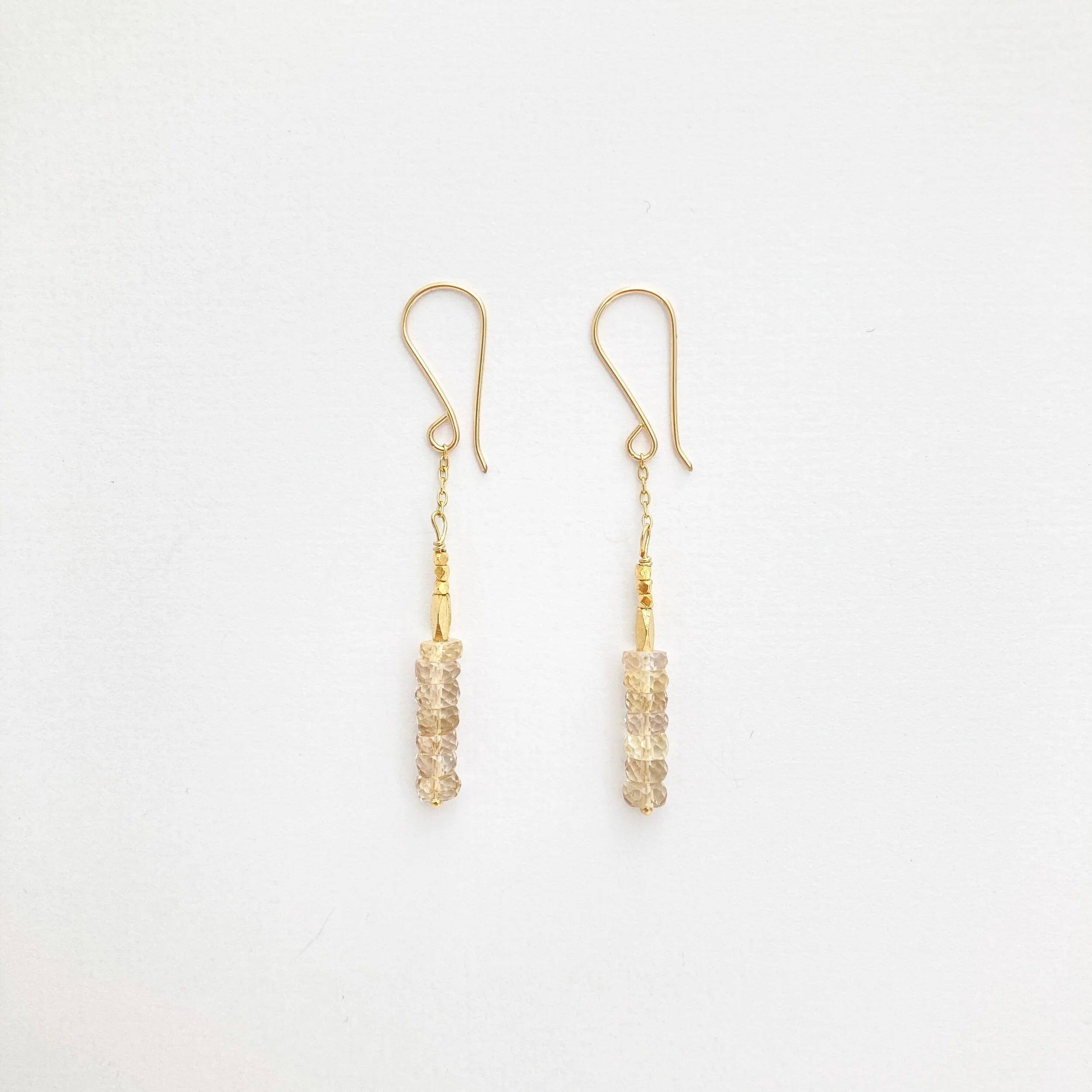 Citrine Bead Earring