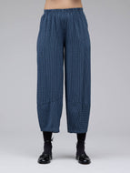 Lantern Pant Mini Check - Tidal