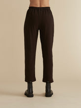 Load image into Gallery viewer, Tapered Crop Pant in Mini-Check
