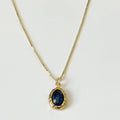 Love Stoned Necklace Blue