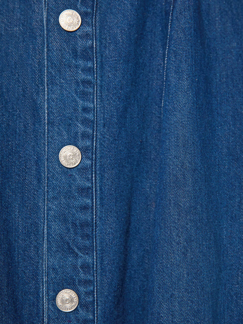 Honor Roll Fitted Denim Dress