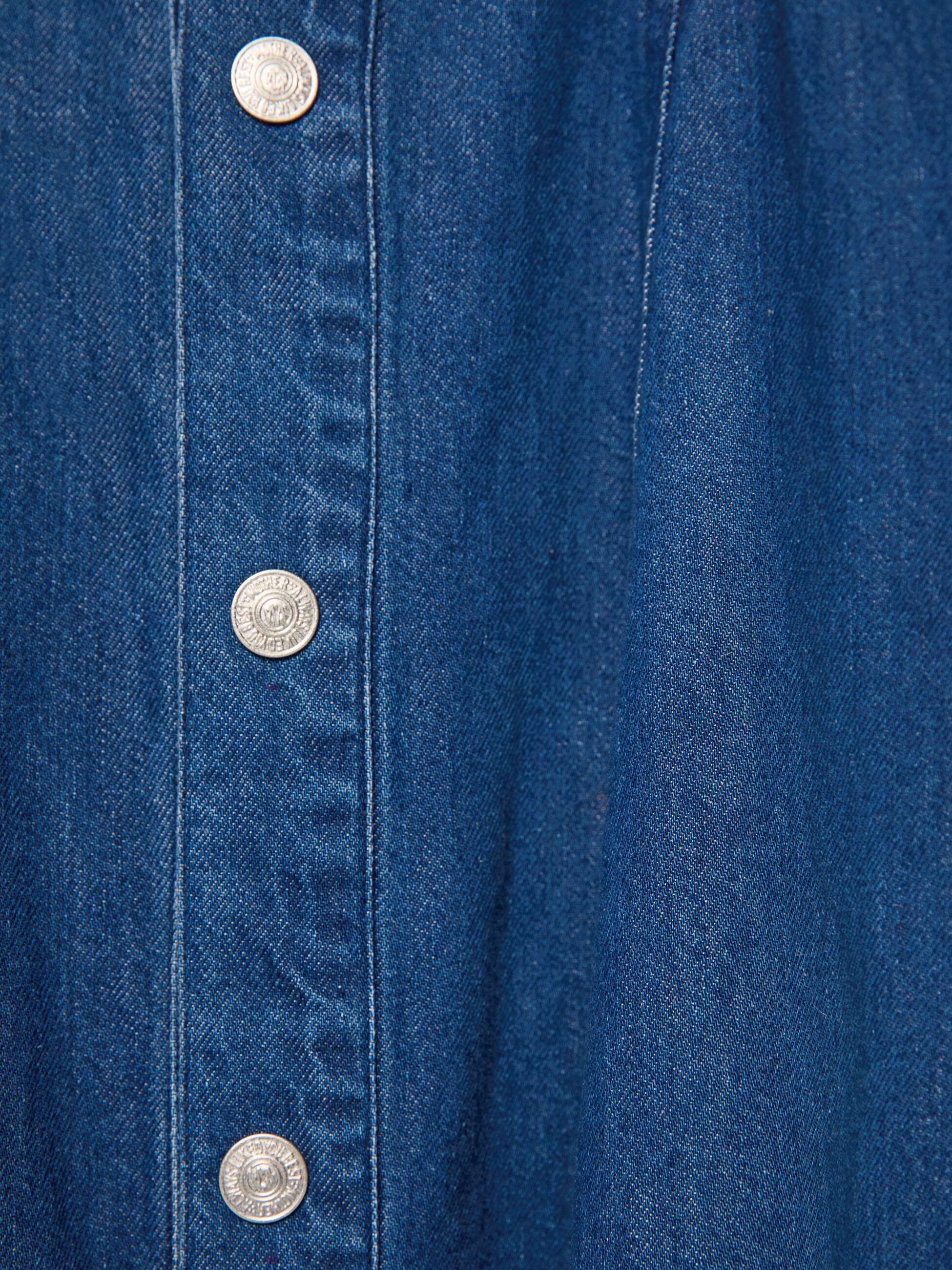 Honor Roll Fitted Denim Dress