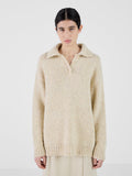 Noor Polo Sweater Wheat