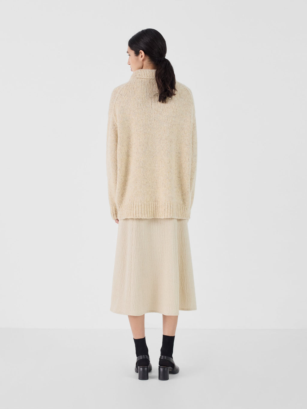 Noor Polo Sweater Wheat