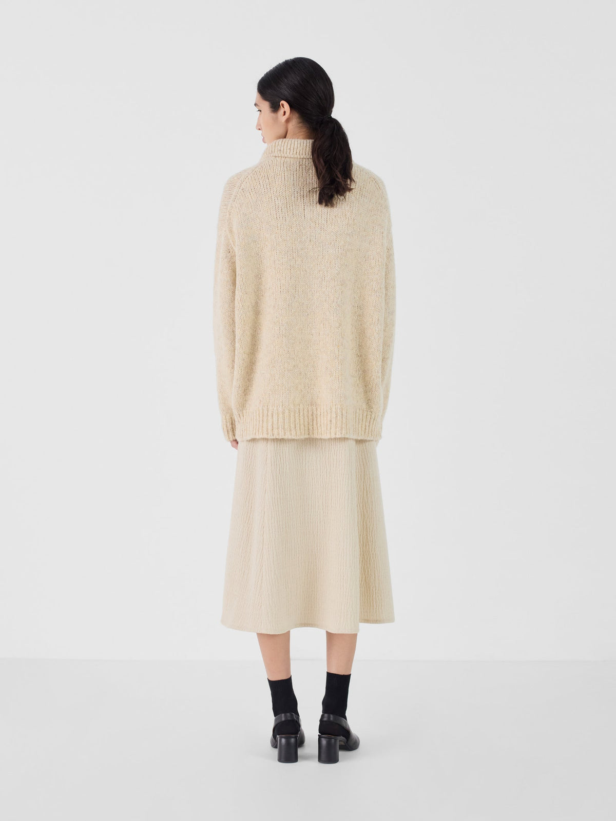 Noor Polo Sweater Wheat