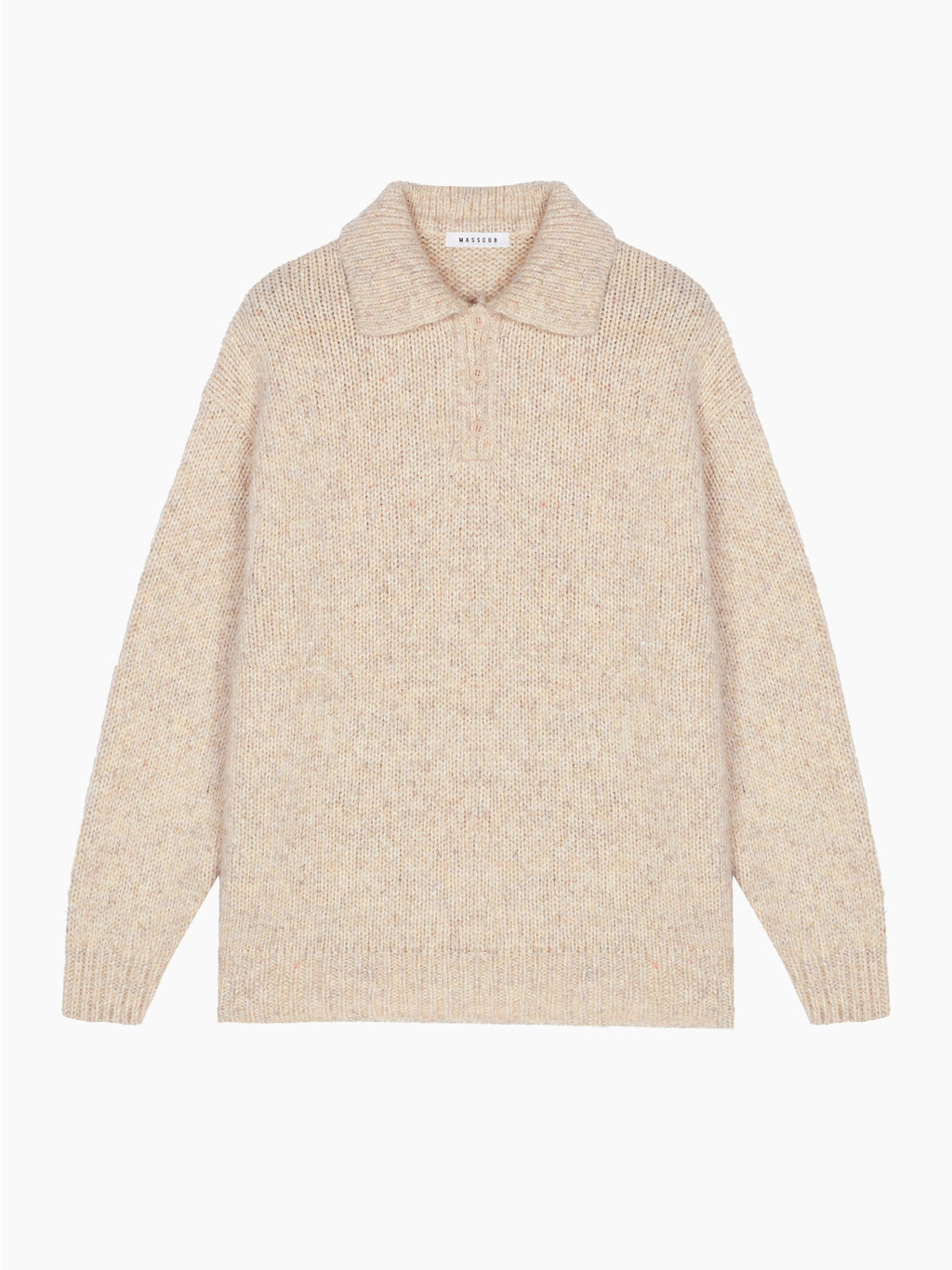 Noor Polo Sweater Wheat