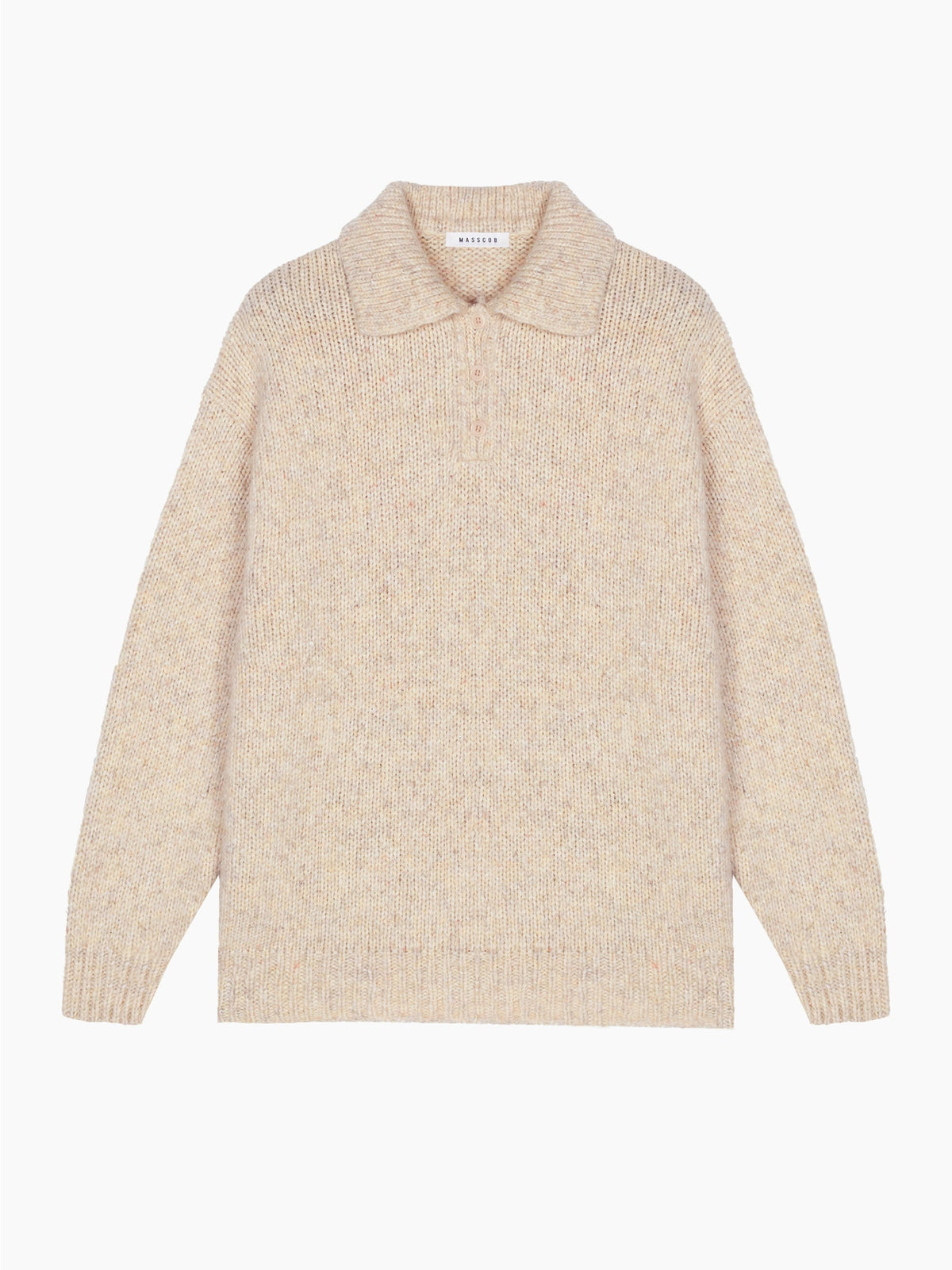 Noor Polo Sweater Wheat