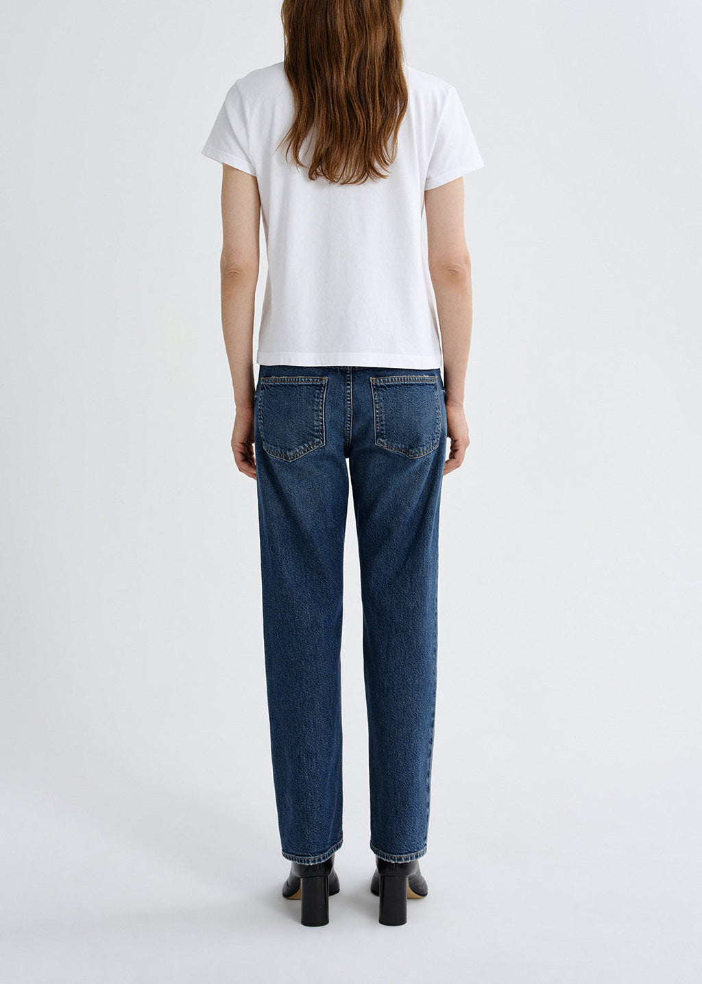 Stovepipe Jeans in Slick
