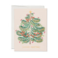 Festive Evergreen Greeting Card